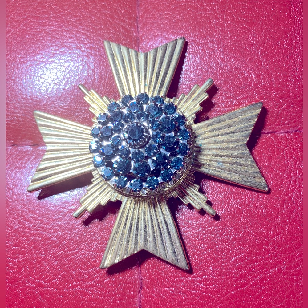 Navy Antique brooch